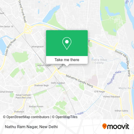 Nathu Ram Nagar map