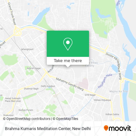 Brahma Kumaris Meditation Center map