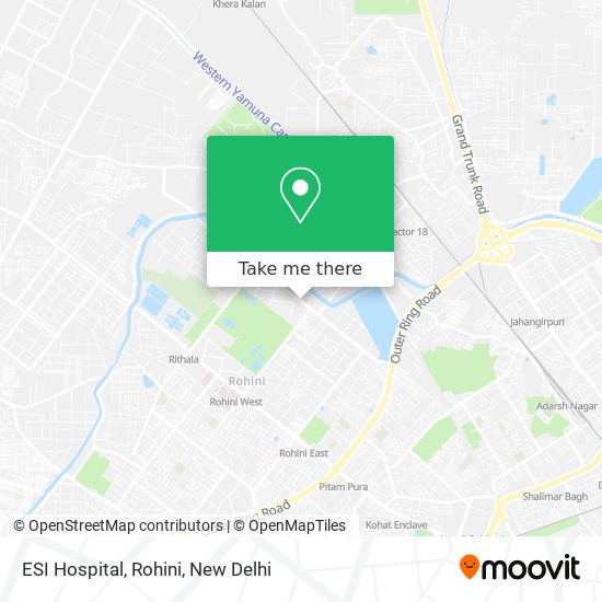 How To Get To Esi Hospital Rohini In Delhi By Bus Or Metro