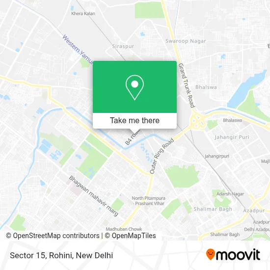 Sector -15, Rohini map