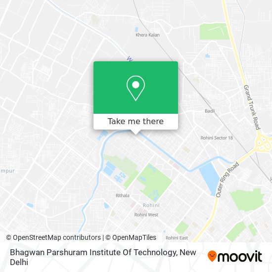 Bhagwan Parshuram Institute Of Technology map