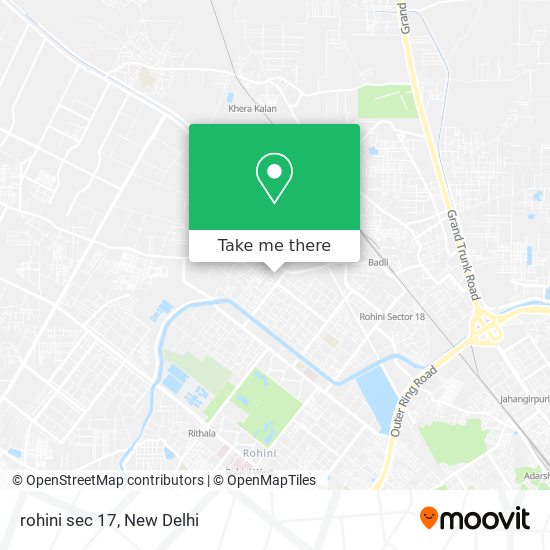 rohini sec 17 map