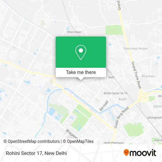 rohini sec 17 map