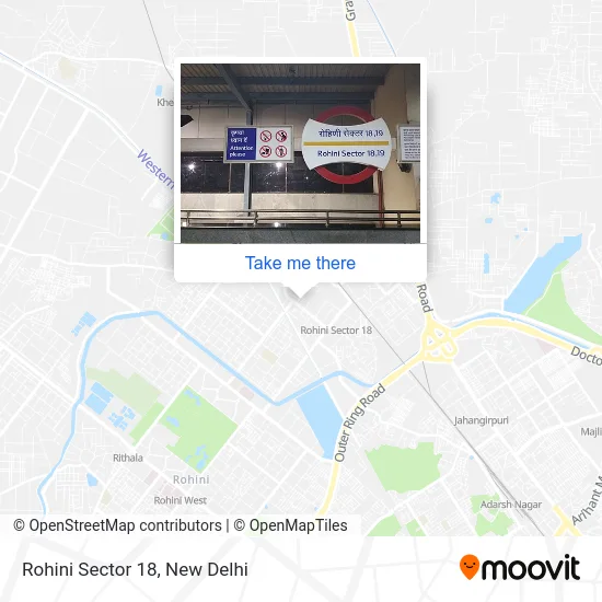 Rohini Sector 18 map