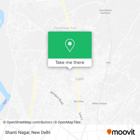 Shanti Nagar map