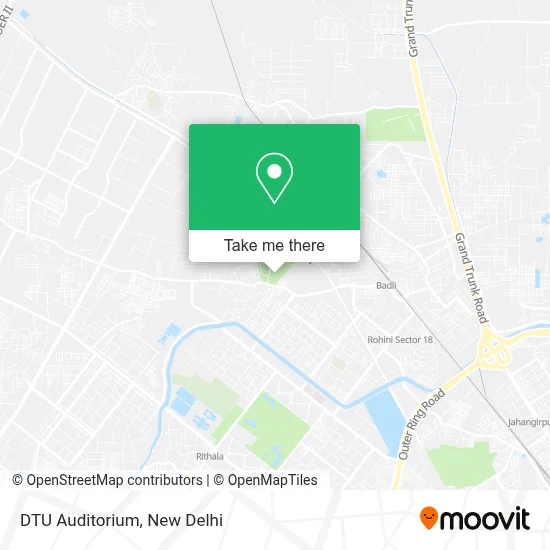 dtu auditorium map