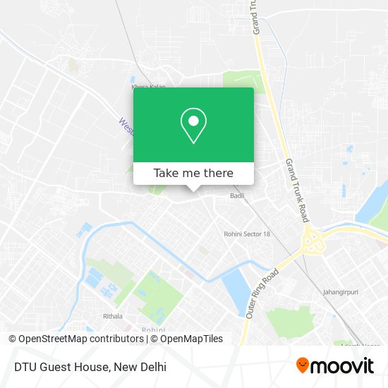 DTU Guest House map