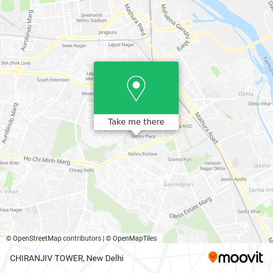 CHIRANJIV TOWER map