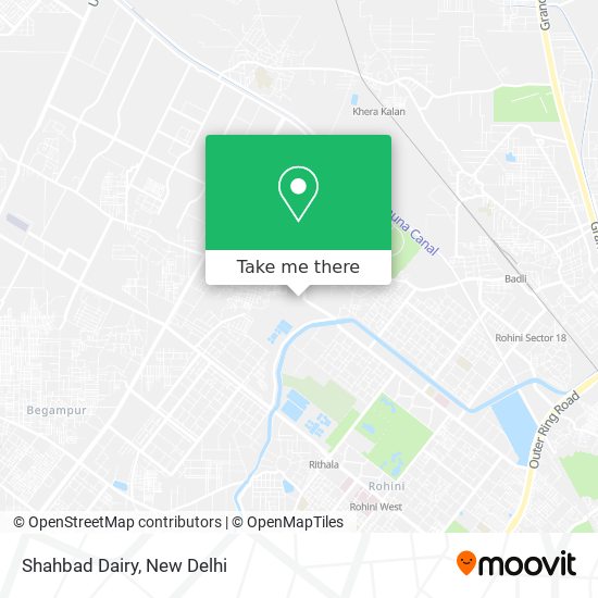 Shahbad Dairy map