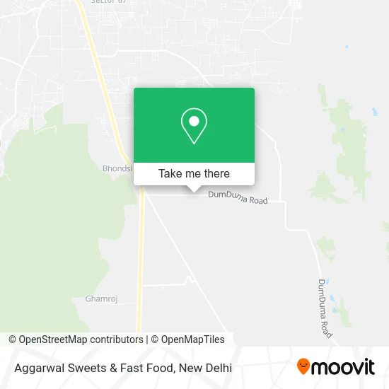Aggarwal Sweets & Fast Food map