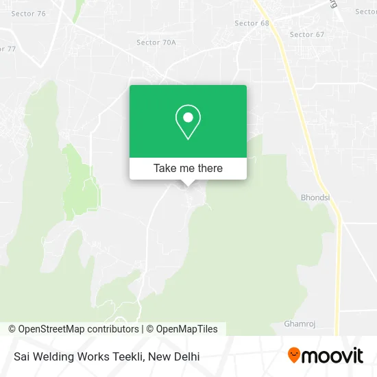 Sai Welding Works Teekli map