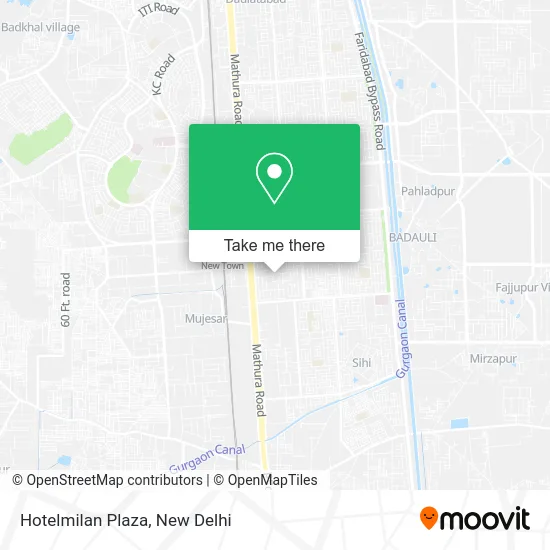 Hotelmilan Plaza map