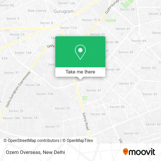 Ozem Overseas map