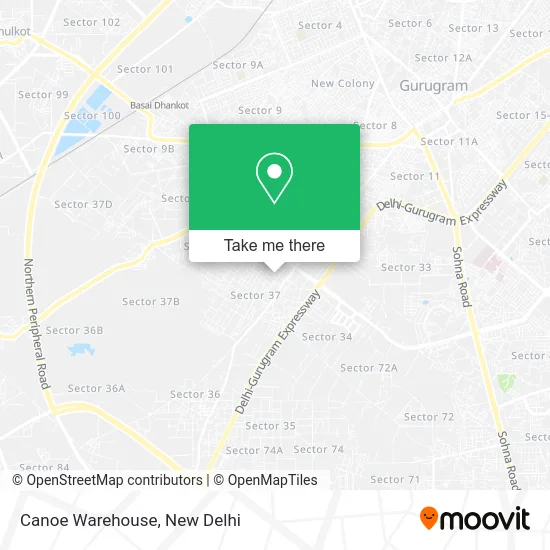 Canoe Warehouse map