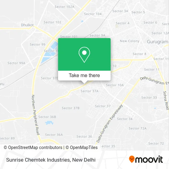 Sunrise Chemtek Industries map