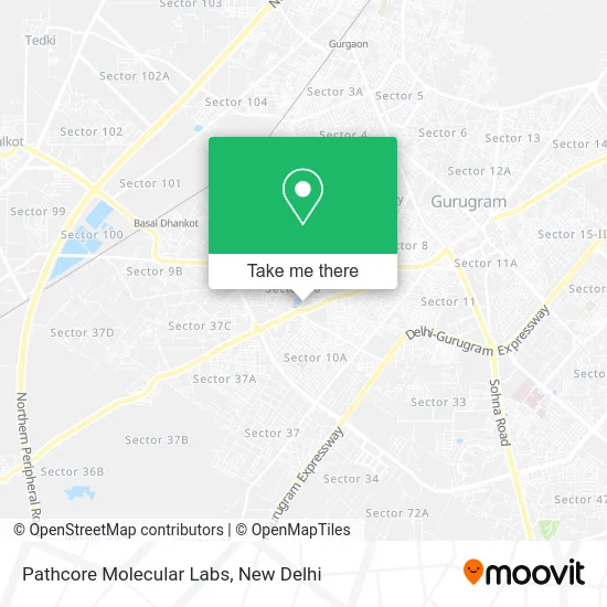 Pathcore Molecular Labs map