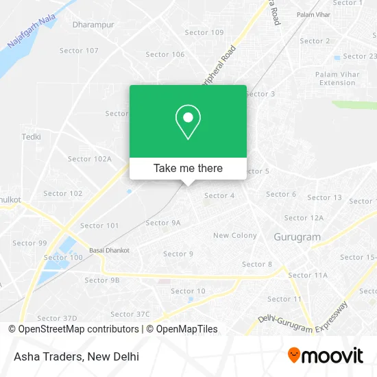 Asha Traders map