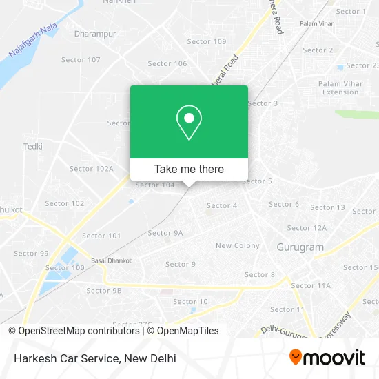 Harkesh Car Service map