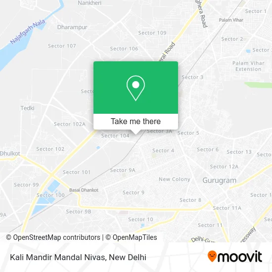 Kali Mandir Mandal Nivas map