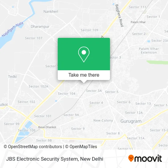 JBS Electronic Security System map