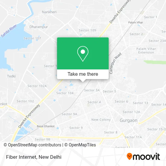 Fiber Internet map