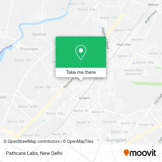 Pathcare Labs map