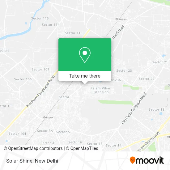 Solar Shine map