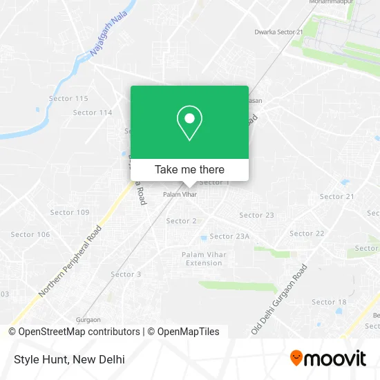 Style Hunt map