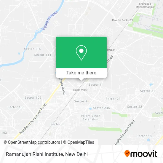 Ramanujan Rishi Institute map