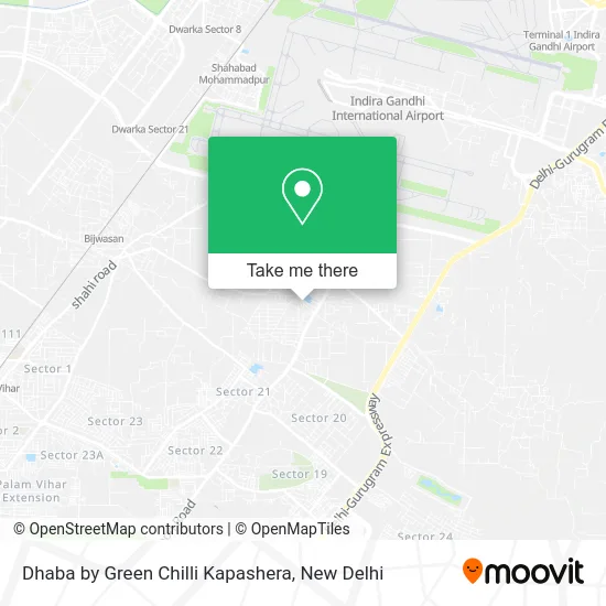 Dhaba by Green Chilli Kapashera map