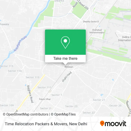 Time Relocation Packers & Movers map