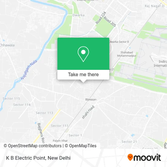 K B Electric Point map