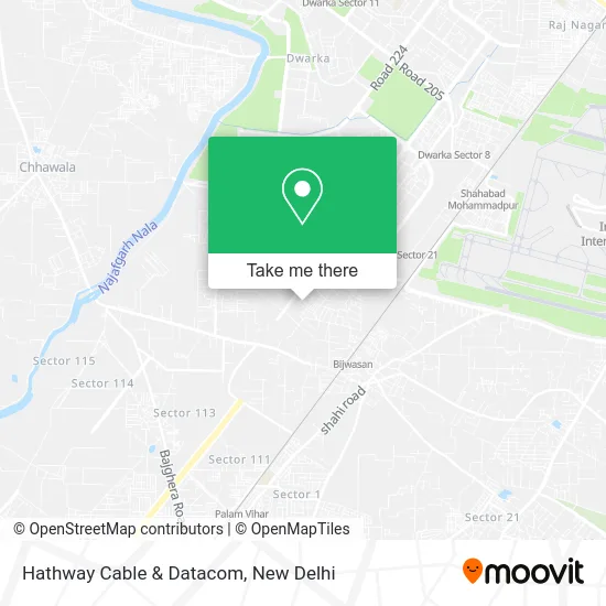 Hathway Cable & Datacom map