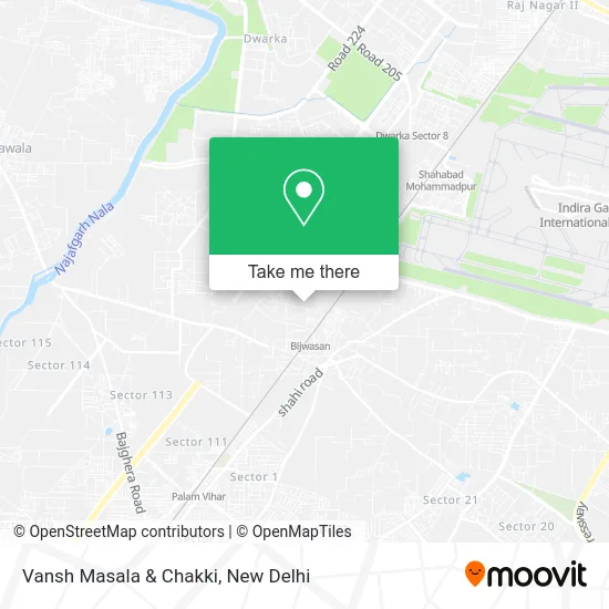 Vansh Masala & Chakki map