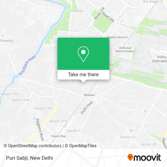 Puri Sabji map