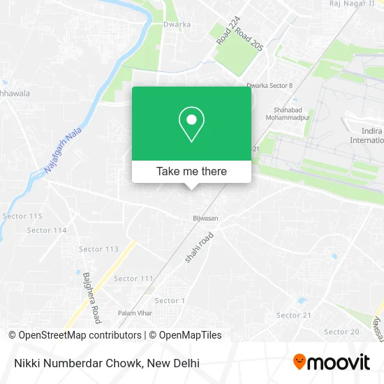 Nikki Numberdar Chowk map
