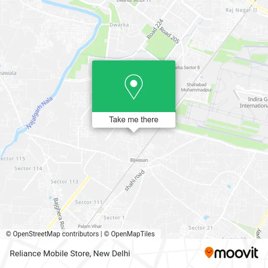 Reliance Mobile Store map