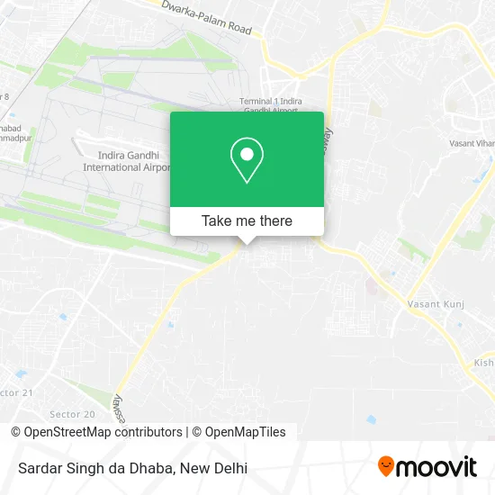 Sardar Singh da Dhaba map