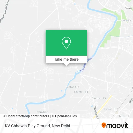 KV Chhawla Play Ground map