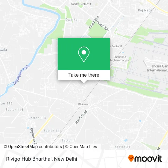 Rivigo Hub Bharthal map