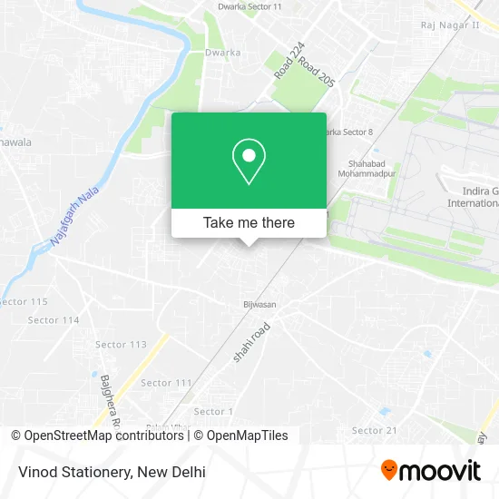Vinod Stationery map