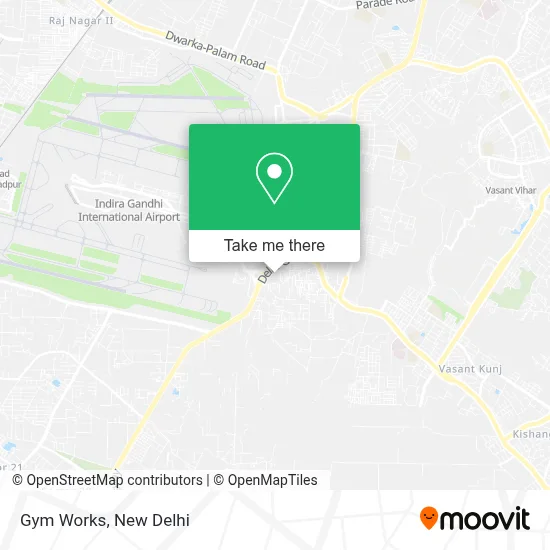 Gym Works map