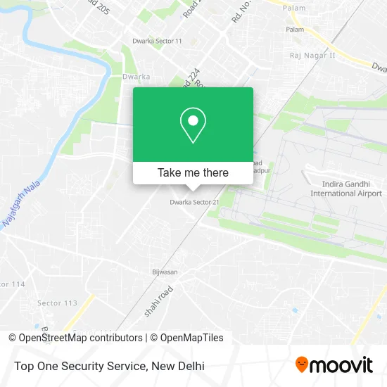 Top One Security Service map