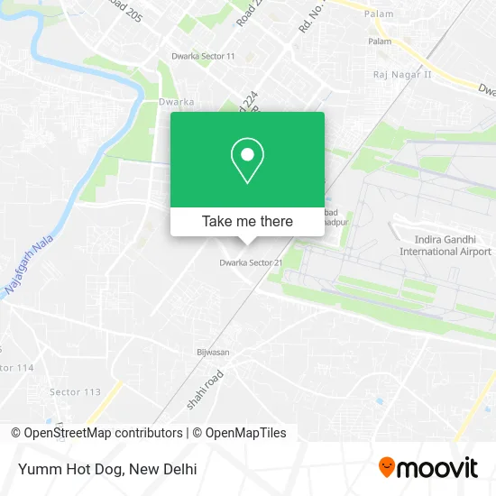 Yumm Hot Dog map