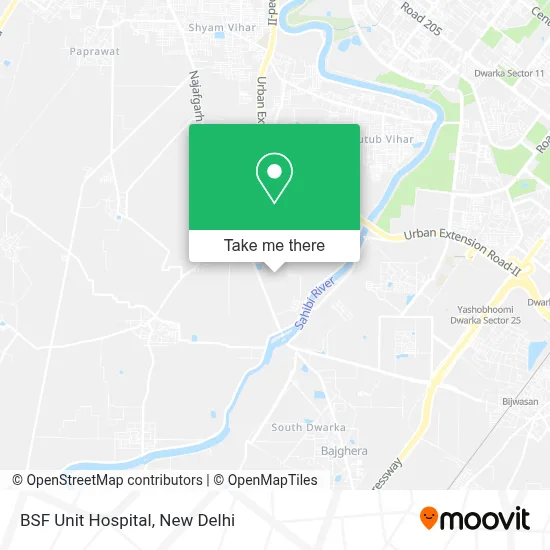 BSF Unit Hospital map