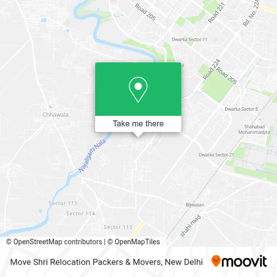 Move Shri Relocation Packers & Movers map