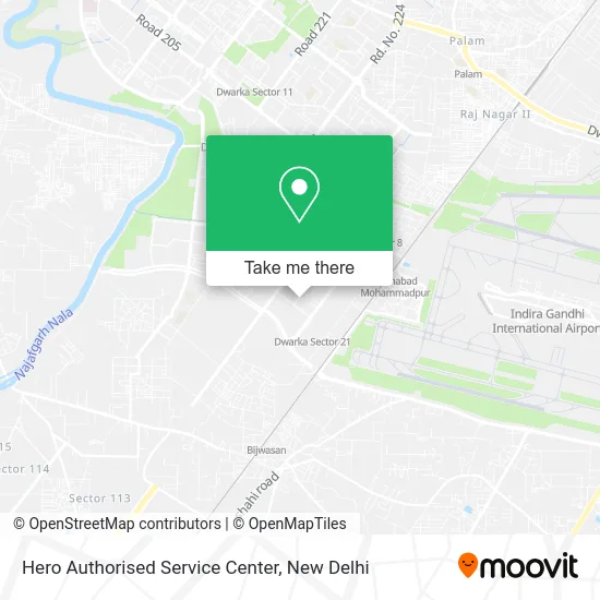 Hero Authorised Service Center map