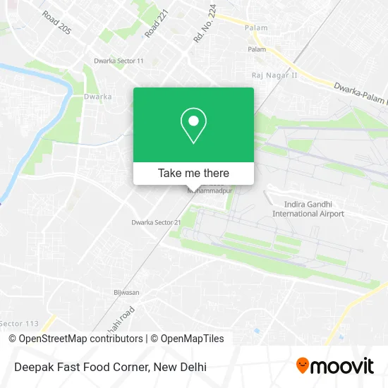 Deepak Fast Food Corner map