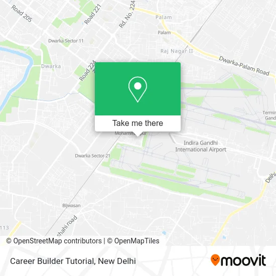 Career Builder Tutorial map