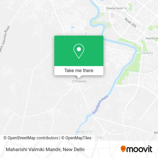 Maharishi Valmiki Mandir map